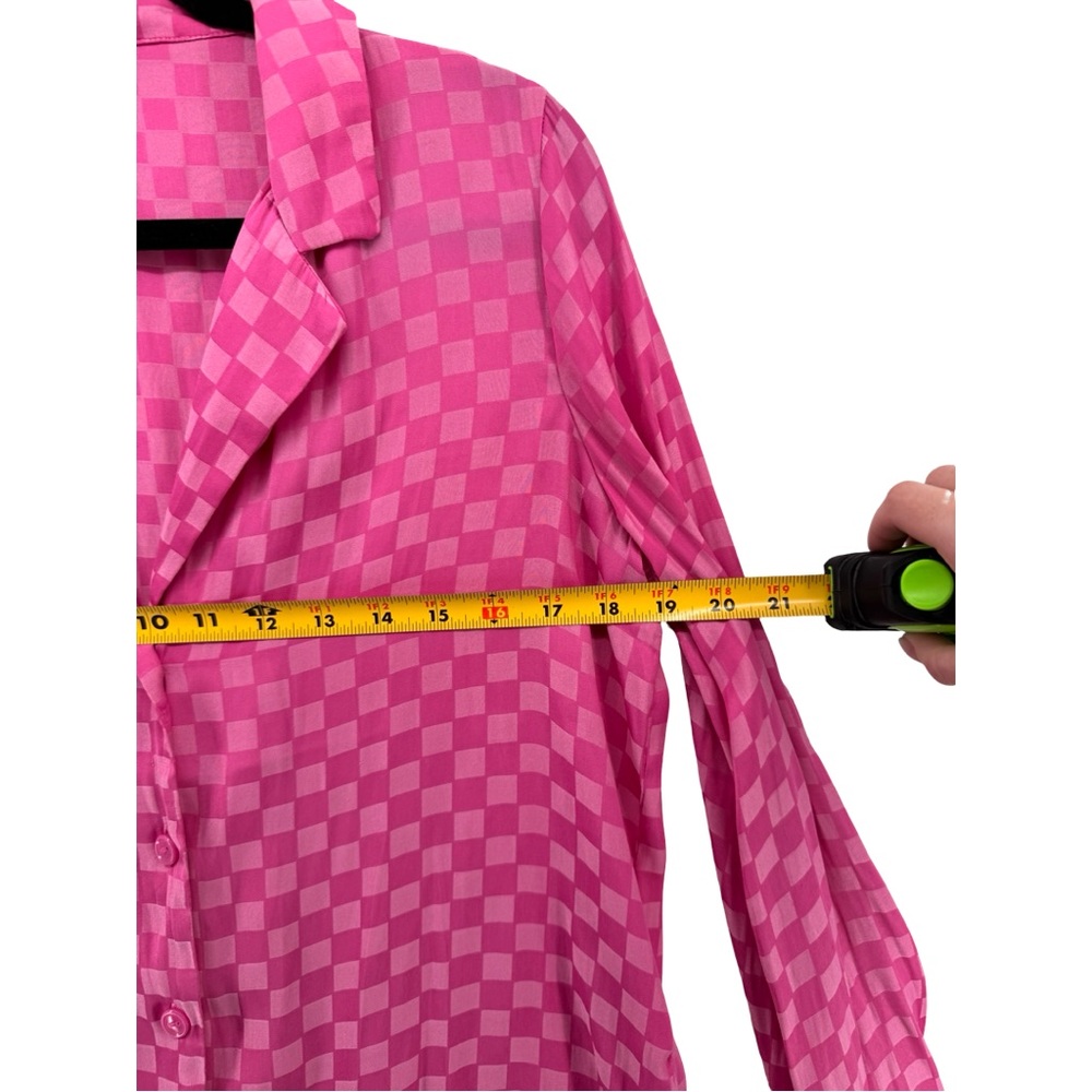GapBody Pink Checker Long Sleeve - Picture 7 of 10